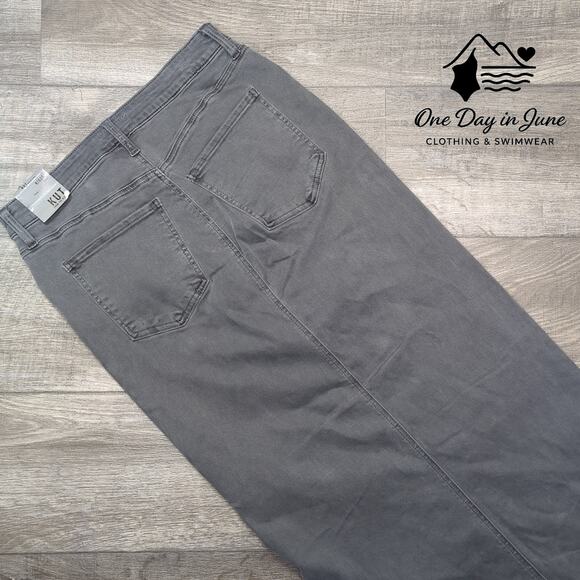 Kut from the Kloth Kendra Denim Maxi Skirt Size 6 - Picture 5 of 5